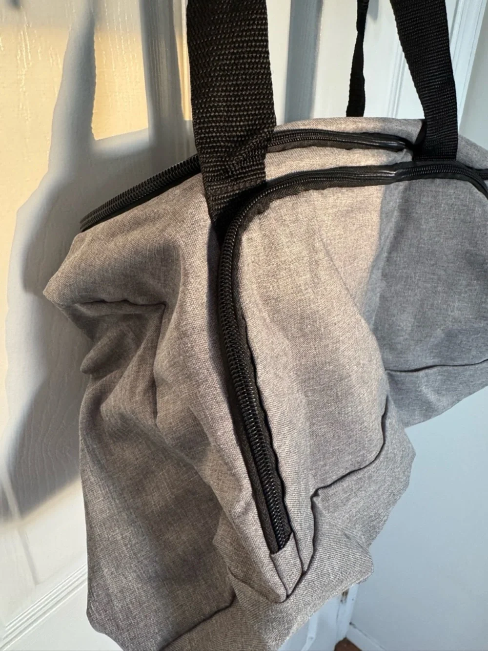 Gray Weekend Duffel Bag - Lightweight Travel Tote